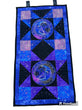 Celestial Timeless Treasure pre cut applique wall hanging with a crystal pocket