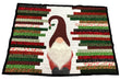 Gnome Alone Christmas pre cut Appliqué quilt top and binding kit