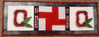 Embroidered Ohio State Bucks pre cut table runner quilt kit 15”x42”