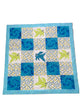 Blue fish Green Fish 42” pre cut Applique quilt kit top and pattern and binding all premium fabrics