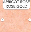 Apricot Radiance with rose gold