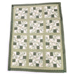 Magnolia Greens Pre Cut Quilt Kit mettalic gold rich looking quilt! Bernatex andSplash Northcott fabrics