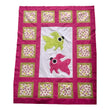Moda Pink fish, Green fish pre cut Applique quilt kit 32x42