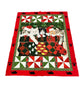 David Textile Christmas Kitten Stockings are Hung Pre cut quilt kit