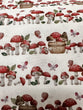 Artiq textile Cortage Core Mimomelo Mushrooms tiny rows  Eco Cotton lil fraying digital printed HOT item! Sold by the yard