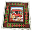 Northcott Golden Christmas Pre cut  quilt kit 65”x 73”