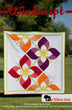Windswept floral pattern Northcott fabrics 59”x59”