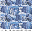 Polar Frost Polar bear and Glaciers Large print