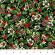 Holly and Pinecones