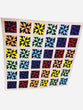 Northcott Pre Cut Colors of Rainbow Lemoyne Star Quilt Kit 9.5 yards top and binding pattern