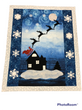 Santa’s ride pre cut appliqué quilt top and binding kit