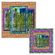 Colorful Silence Zen Garden by Frond Design for Northcott Fabrics The fabric addict quilt kit 59'x63"